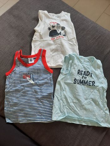 Lot de 3 debardeurs
