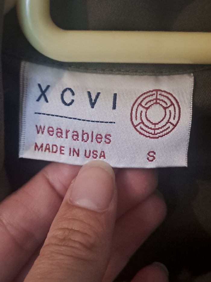 Veste style militaire kaki Marque XCVI Taille S - photo numéro 7