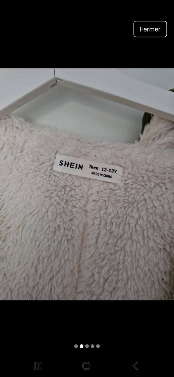 Manteau kaki avec intérieur polaire - photo numéro 4