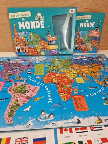 Jeu éducatif à la découverte du monde par Auzou