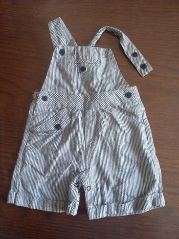 Salopette short 12 mois grain de blé