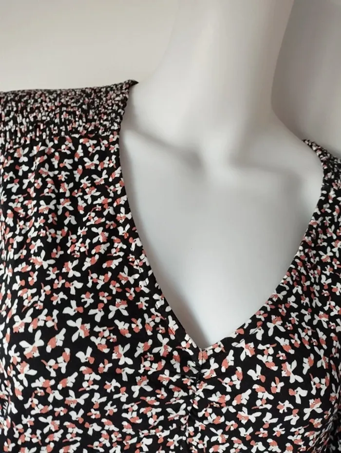 Blouse ML col v Caroll taille 40 - photo numéro 2