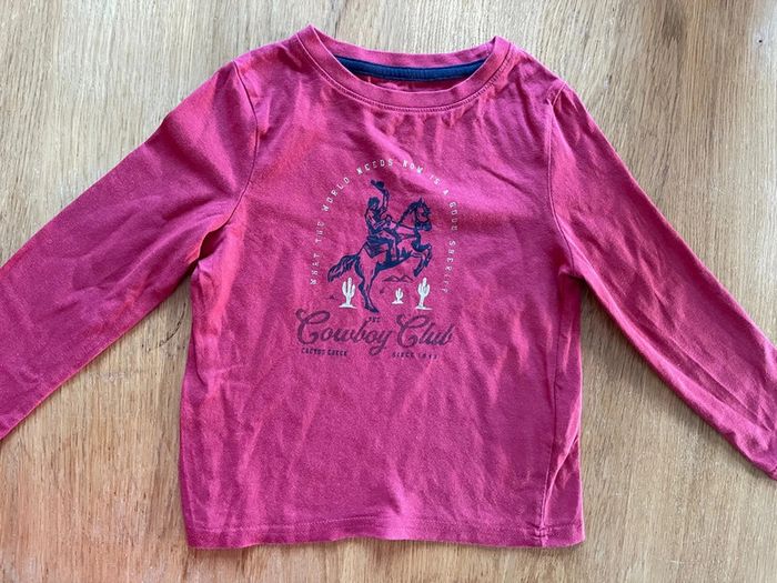 Lot 2 tshirts manches longues 3 ans - photo numéro 2