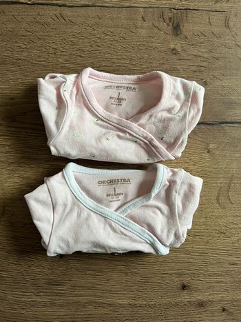 Lot de 2 bodies - 1 mois