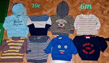 Lot 8pull 6mois