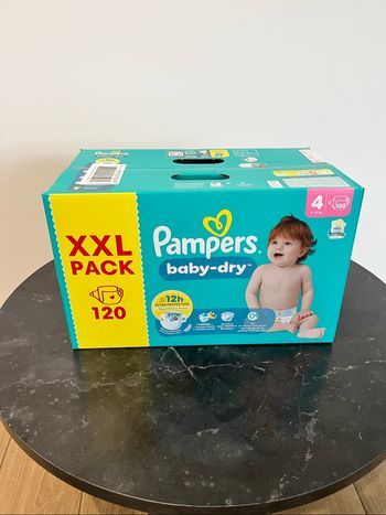 Pampers Baby-Dry Taille 4– 120 couches