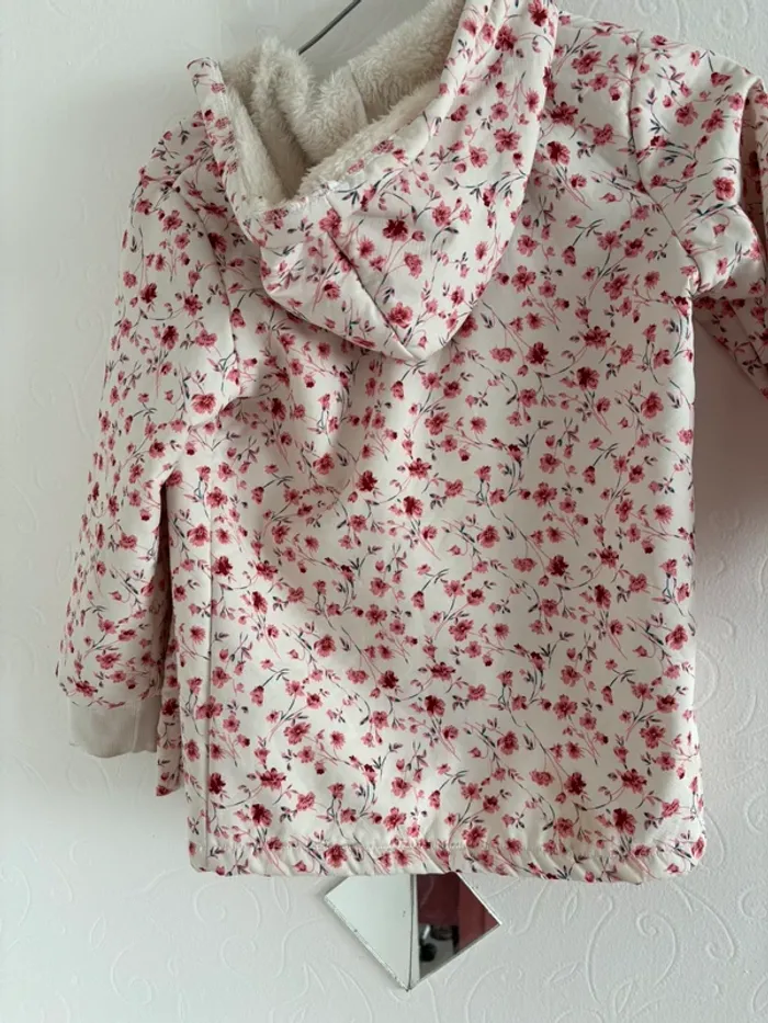 Veste fleurie polaire 6 ans - photo numéro 3