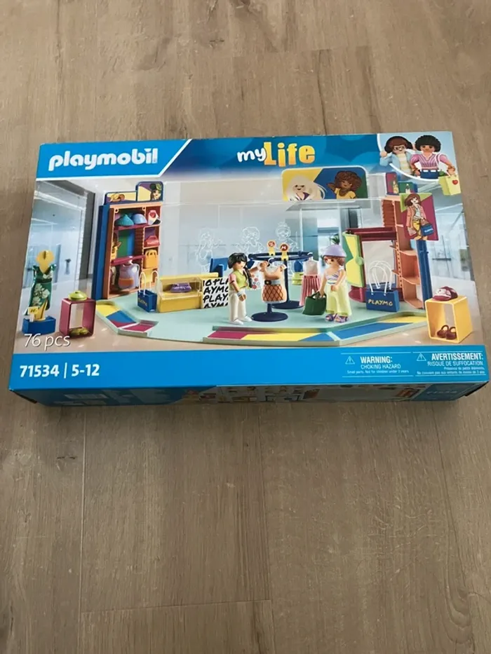Figurine Playmobil 71534 my life boutique de vêtements