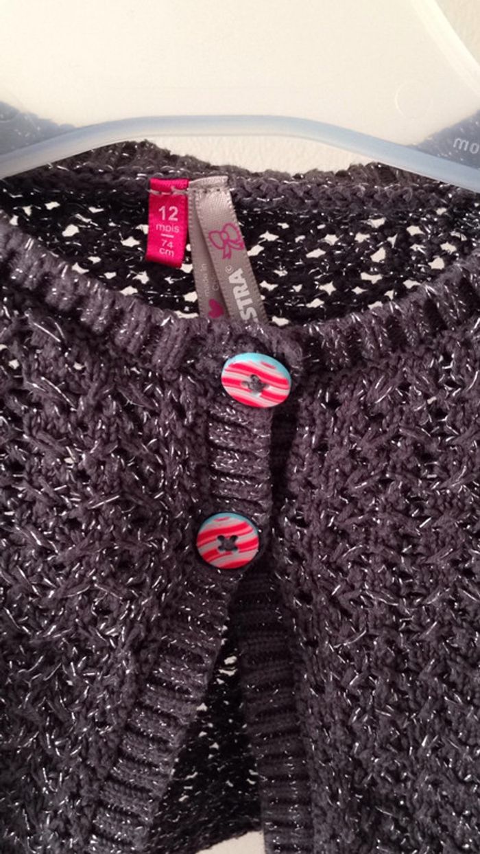 Gillet court gris anthracite Orchestra - 12 mois - photo numéro 2