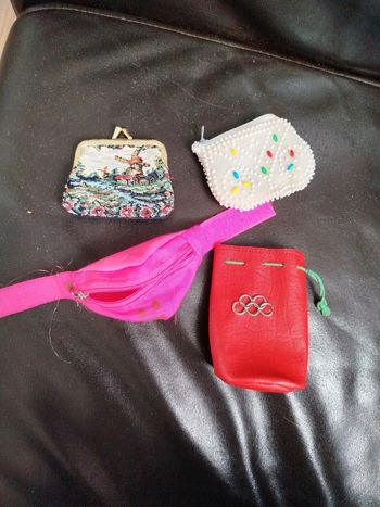 Lot de petits porte monnaie vintage