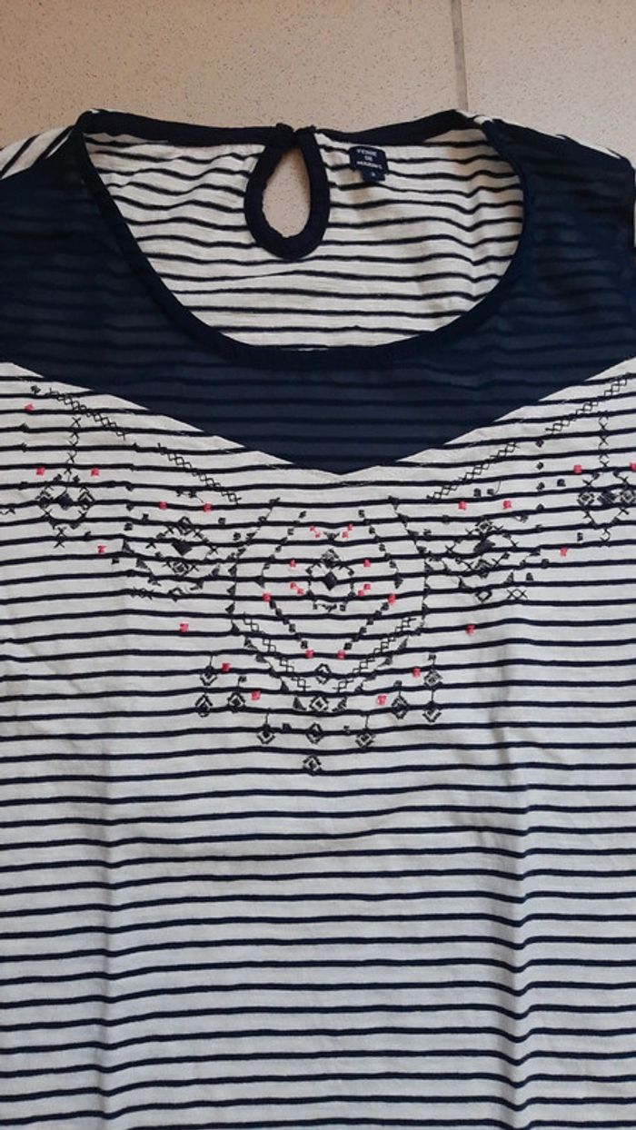 T shirt manche courte femme taille 2 - photo numéro 2