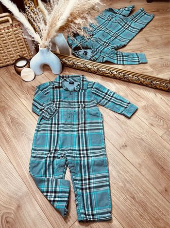 Taille 18 mois - 2 ans salopette doublé garçon Gap verte 💙