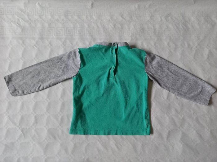 Tee-shirt garçon manches longues 24 mois Tissaia - photo numéro 2