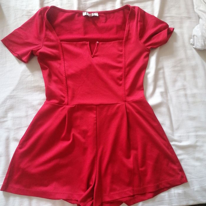Combishort rouge