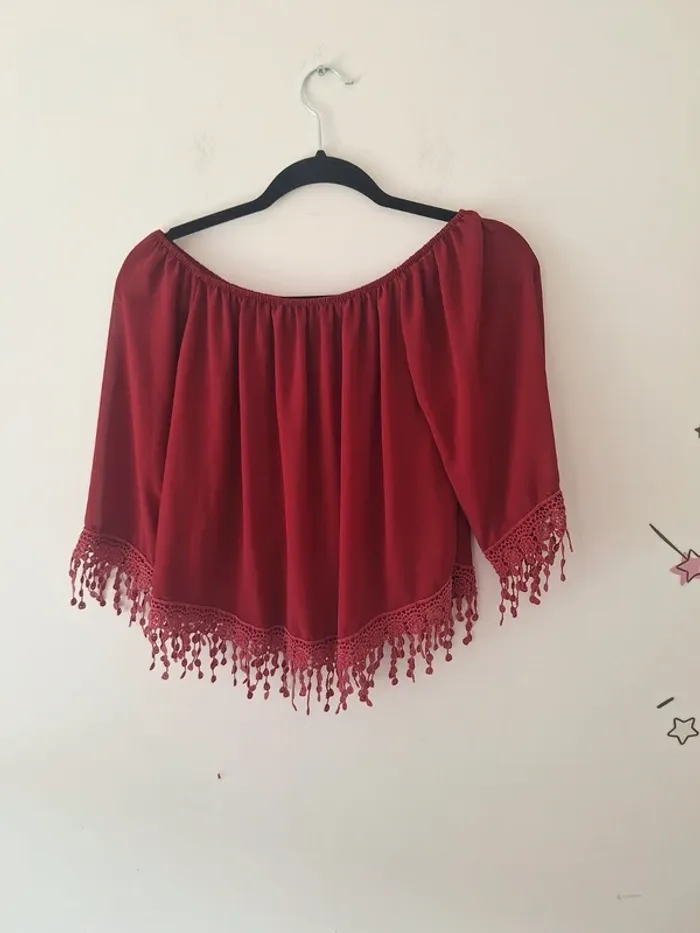 Blouse bordeaux