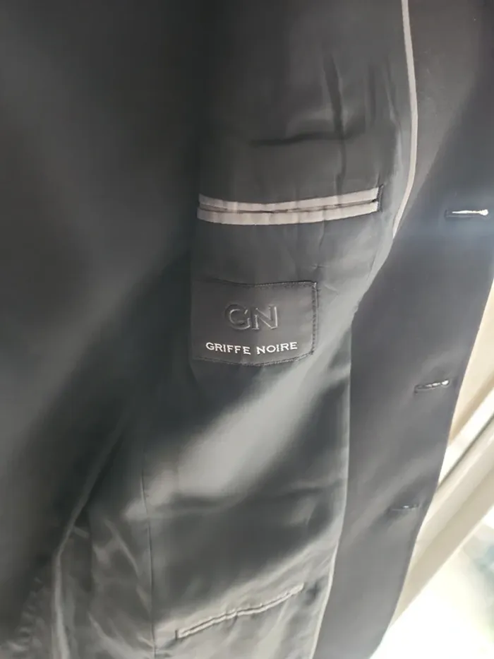 Veste de costume noire Griffe Noire L avec poches - photo numéro 9