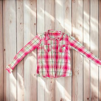 🌸 Chemide a carreau rose et blanc Tissaia -Taille 38 🌸