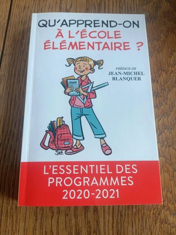 Qu'apprend t on à l'école élémentaire