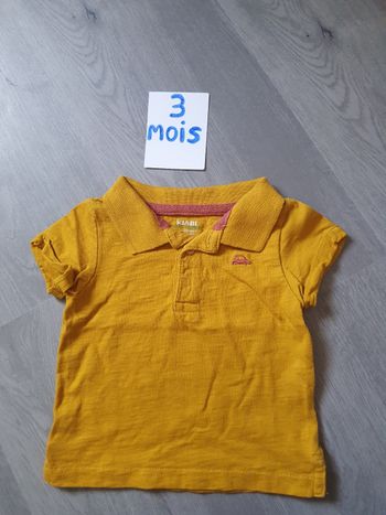 Maillot t-shirt polo 3mois garçon