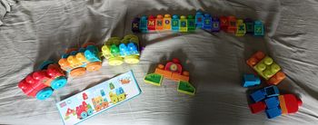 Train alphabet megabloks