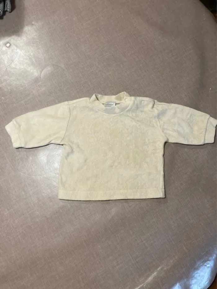 Sweat/haut en velours éponge Dirkje – Taille 62 (3 mois)