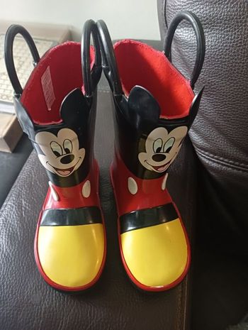 Bottes de pluie Disney Mickey taille 20 🎁 neuf