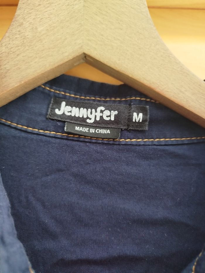 Chemise en jean bleu brut 
Taille M Jennyfer - photo numéro 2