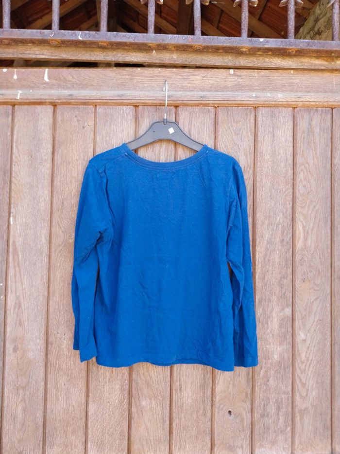 Tee-shirt manche longue garçon 10 ans tissaia - photo numéro 2
