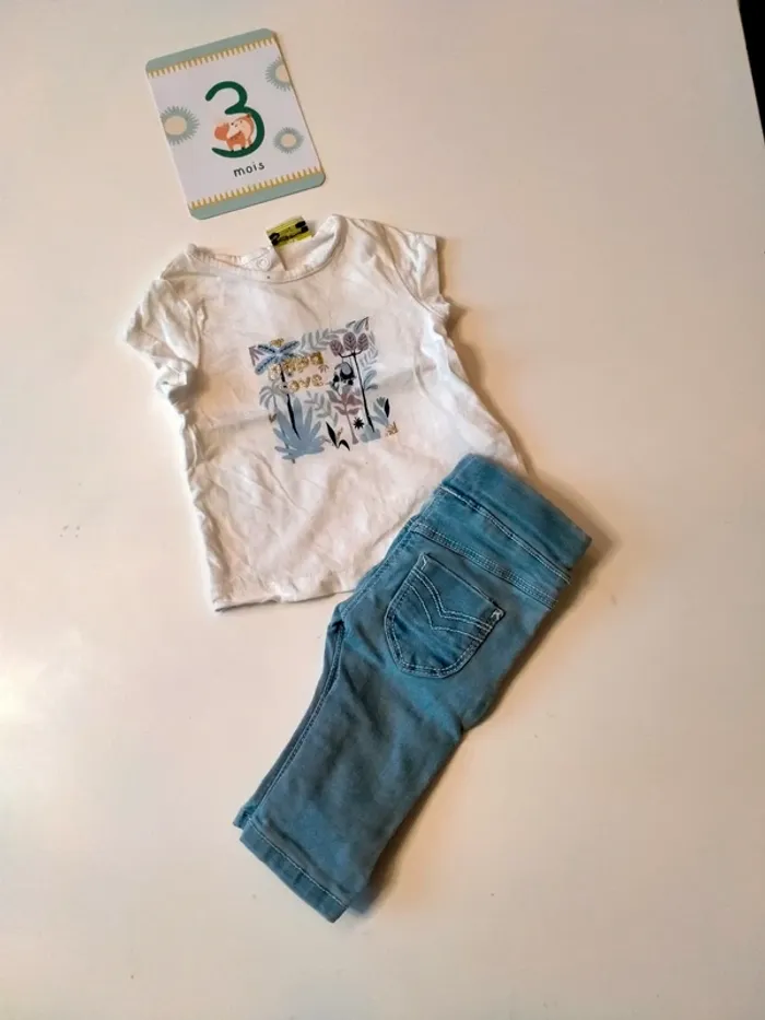 Ensemble bébé 3 mois Tape à l’œil - photo numéro 2