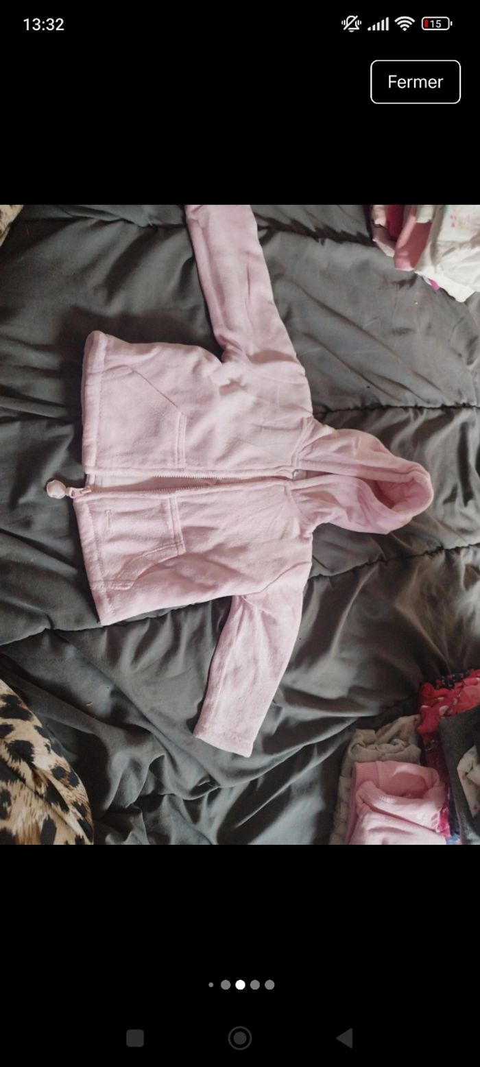 Lot de pull est gilet bébé fille - photo numéro 8