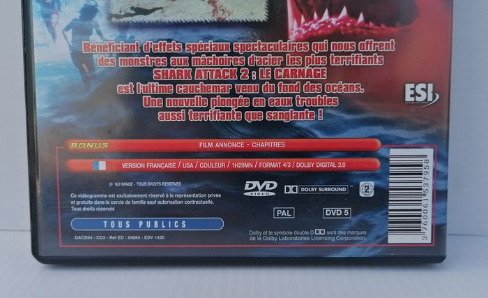 Dvd SHARK ATTACK 2. - photo numéro 4