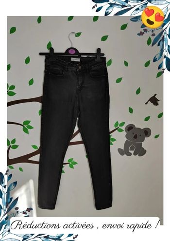 Jean noir femme T38
