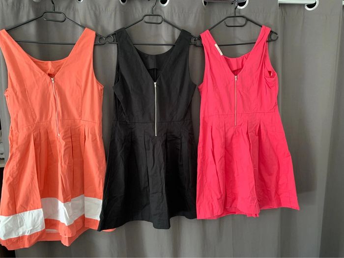 Lot de 3 robes évasé Camaïeu  taille 42 - photo numéro 5