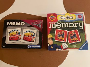 Lot de 2 jeux Memory