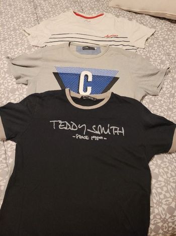 Lot 3 t shirt S homme