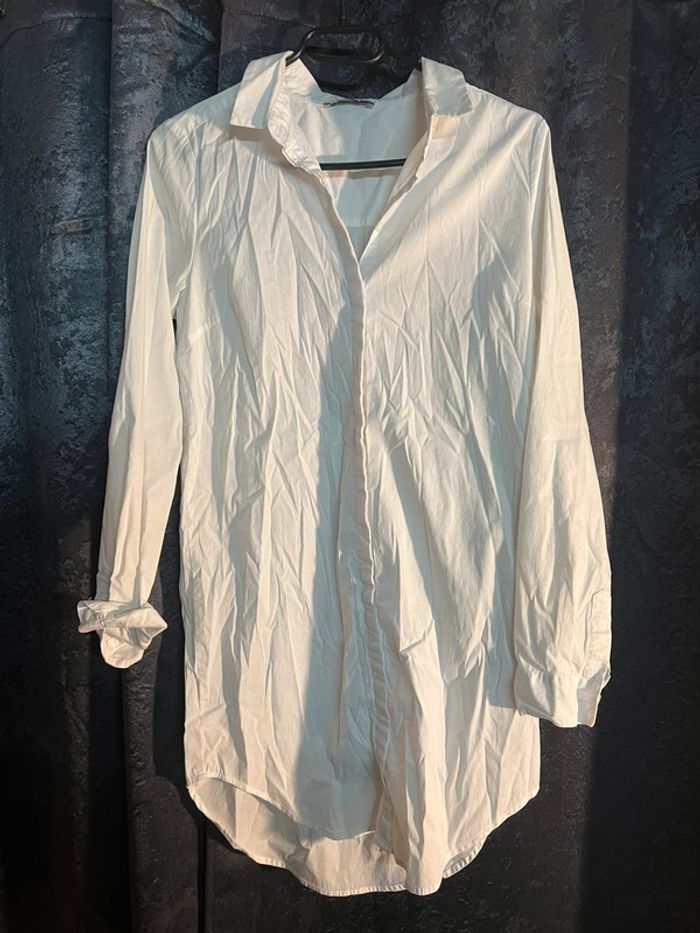 Robe chemise blanche