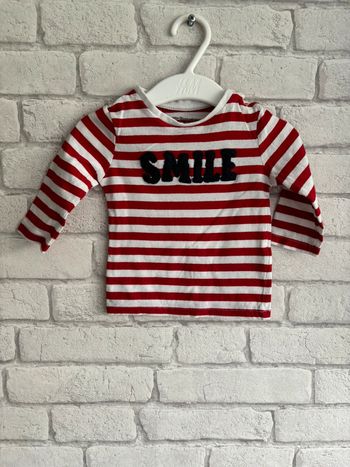 Tee-shirt manches longues Vertbaudet taille 3 mois