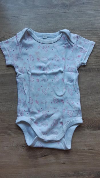 Bodies fille 86 cm oiseaux