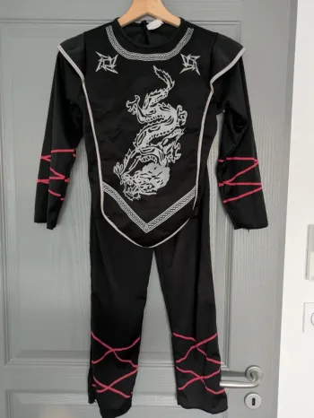 Costume déguisement ninja dragon 8 ans