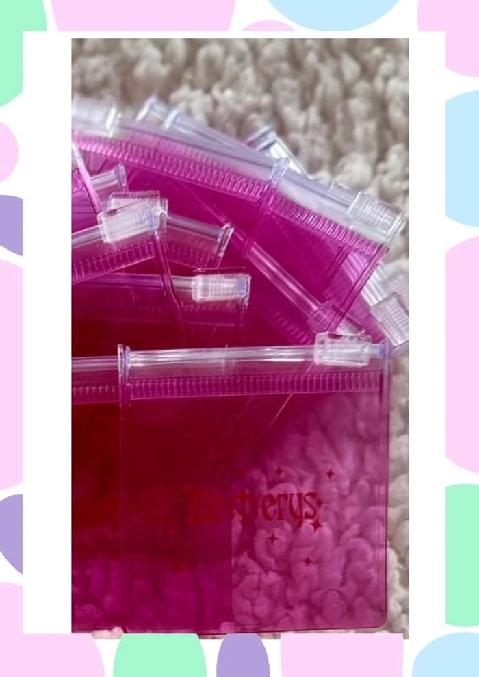 Lot de pochette à bijoux avec zip - photo numéro 2