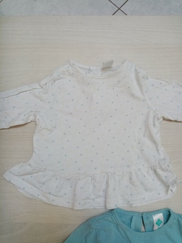 Lot 2 tee shirt manches longues - photo numéro 2