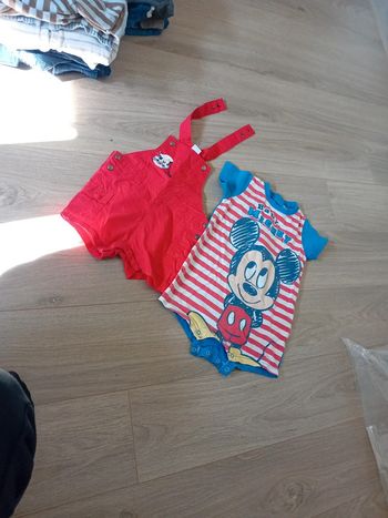 Salopette barboteuse disney mickey 12mois