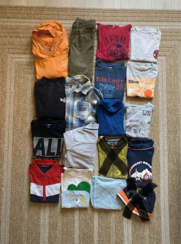 Lot 6/7 ans garçon complet automne hiver