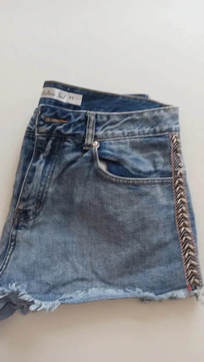 L incontournable short en jeans T  /XL - photo numéro 5
