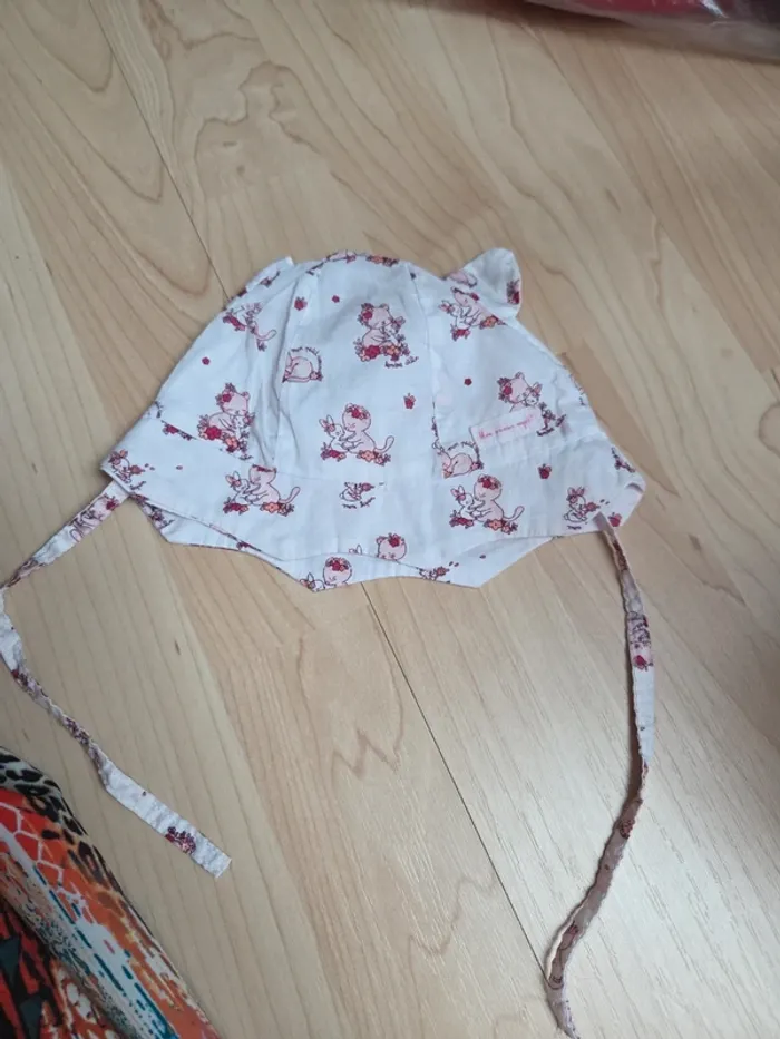 Chapeau eté bébé taille 1 40cm