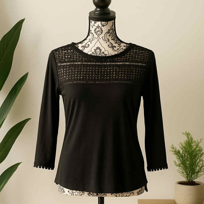 blouse noire H&M