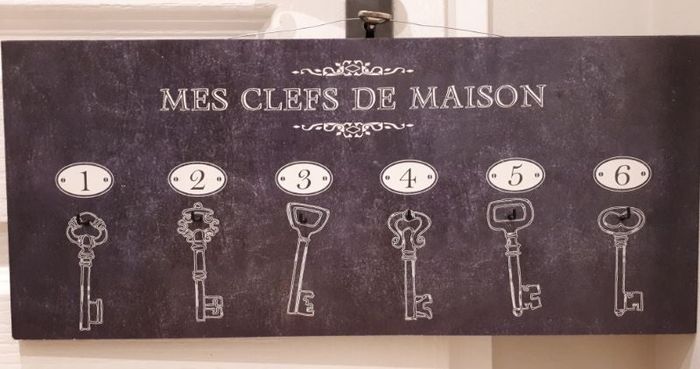 Porte-clefs mural