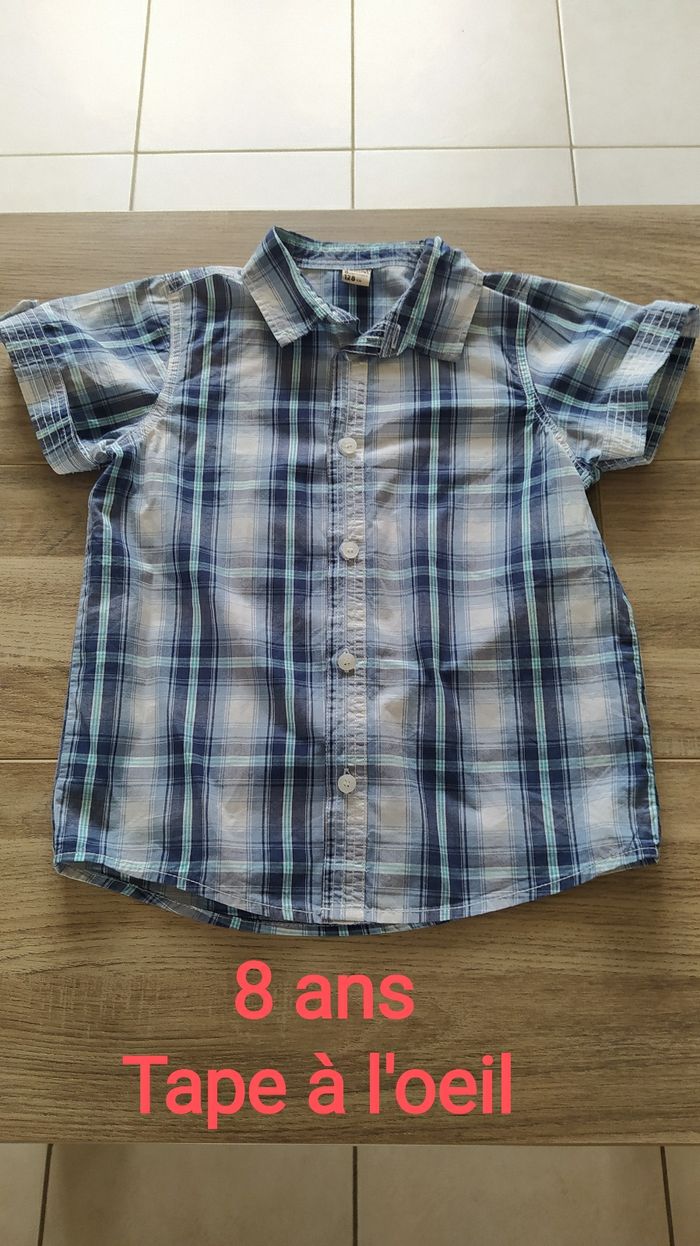 Chemise manches courtes 8 ans Tape à l'oeil