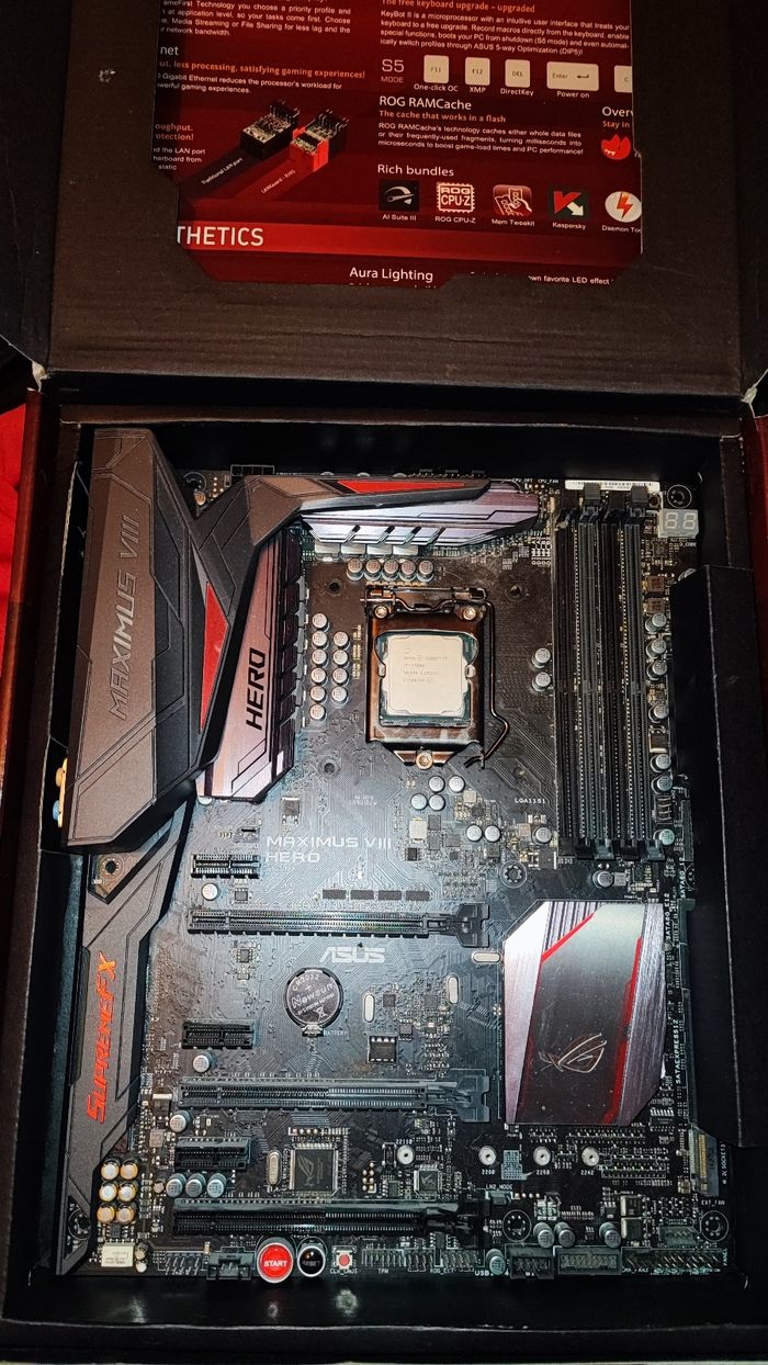 Kit Evo i7 7700K / ASUS Maximus VIII Hero / DDR4 16Go - photo numéro 6