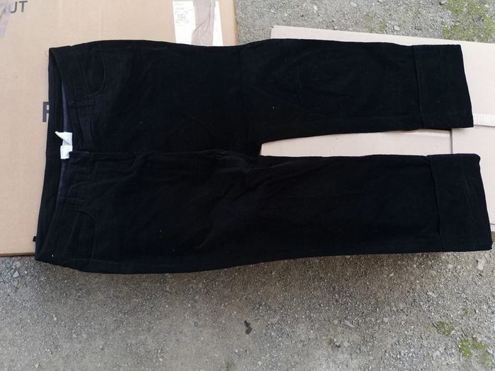 Pantalon velours 3/4